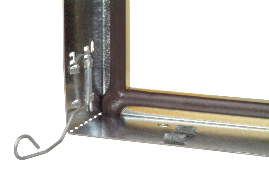 Clips t.b.v. holdingframe (links) Stainless Steel - 2mm